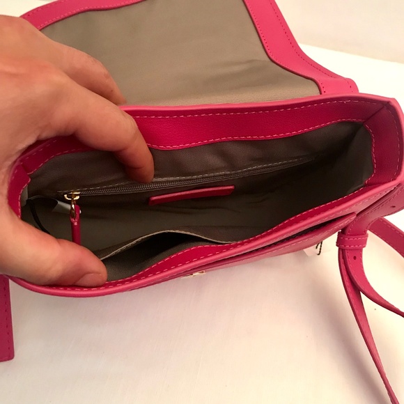 Marc Jacobs Mini Rider Pink Leather Crossbody Bag - Picture 5 of 7